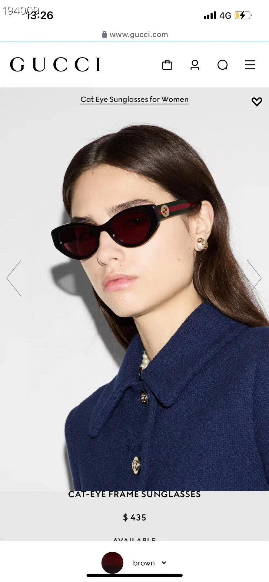 GG* Eyewear SIZE: 54-18-140