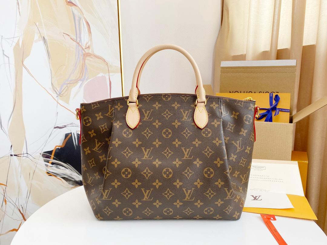 Louis Turenne MM Monogram Canvas For Women, Women’s Handbags, Shoulder Bags 15in/38cm LV M48814