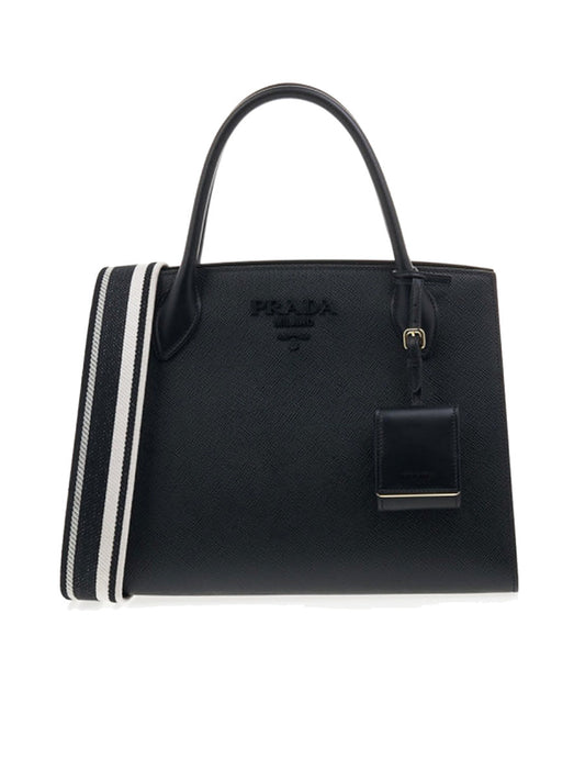 PP Monochrome Medium Saffiano Bag
