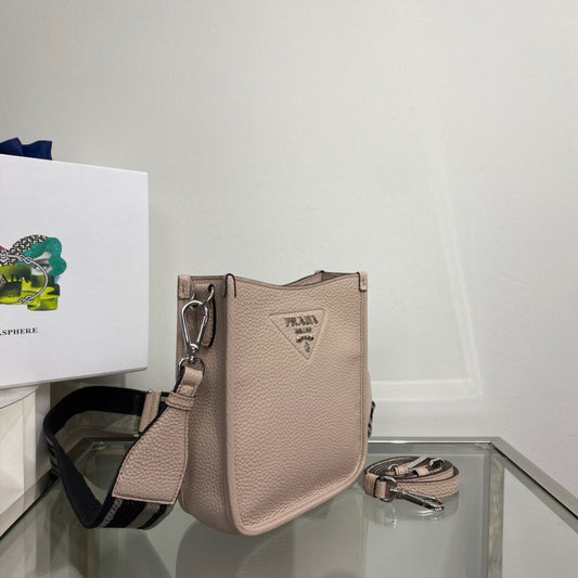 Pra Mini Shoulder Bag Beige For Women, Women's Bags 7.9in/20cm