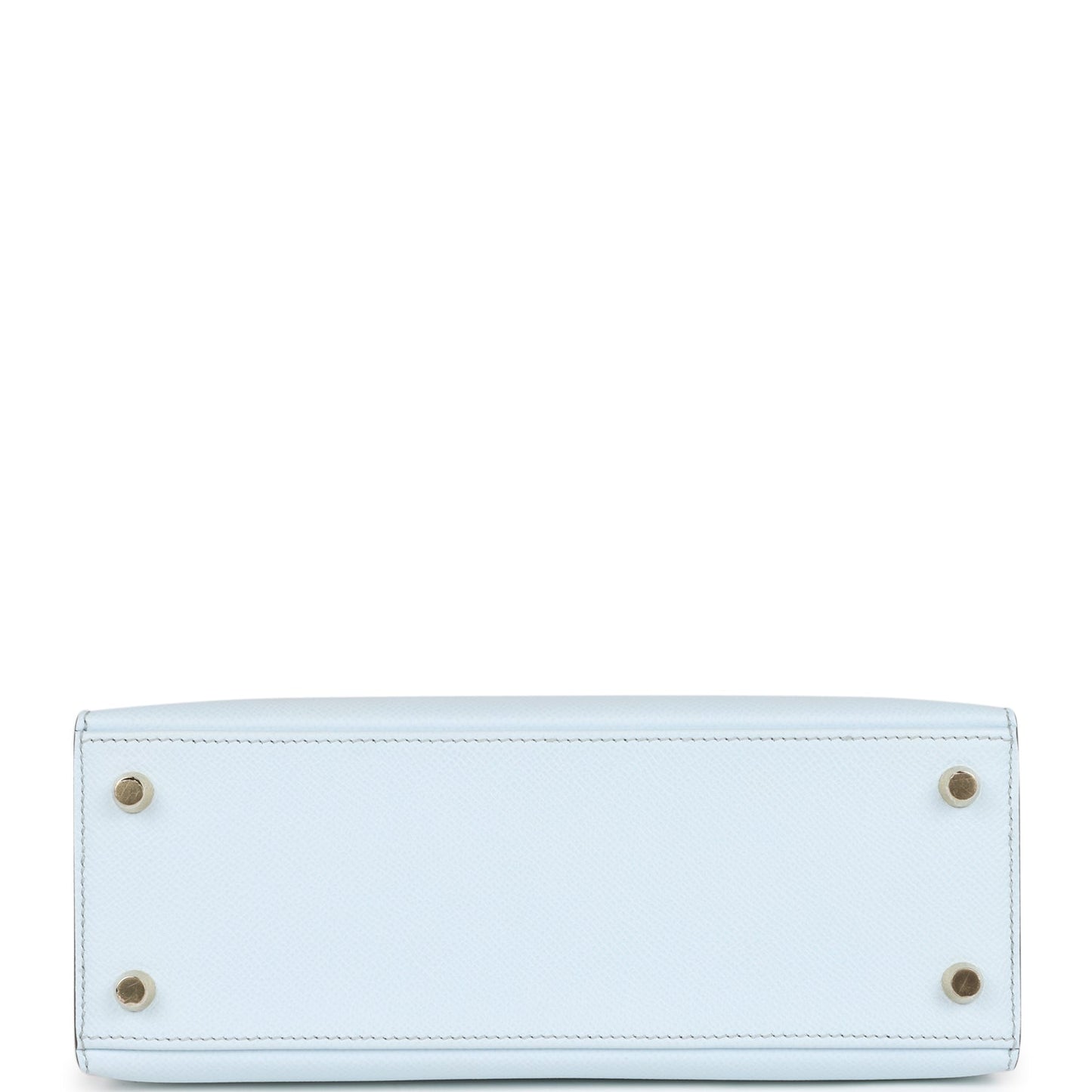 H Special Order (HSS) Kelly Sellier 25 Bleu Brume and Bleu Glacier Epsom Brushed Gold Hardware