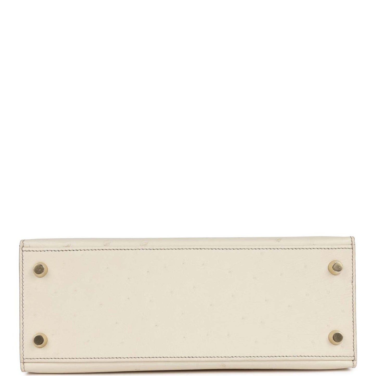 H Special Order (HSS) Kelly Sellier 25 Beton and Gris Asphalte Ostrich Gold Hardware