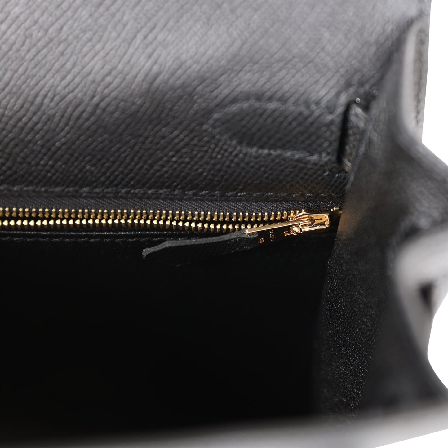 H Kelly Sellier 28 Black Epsom Gold Hardware