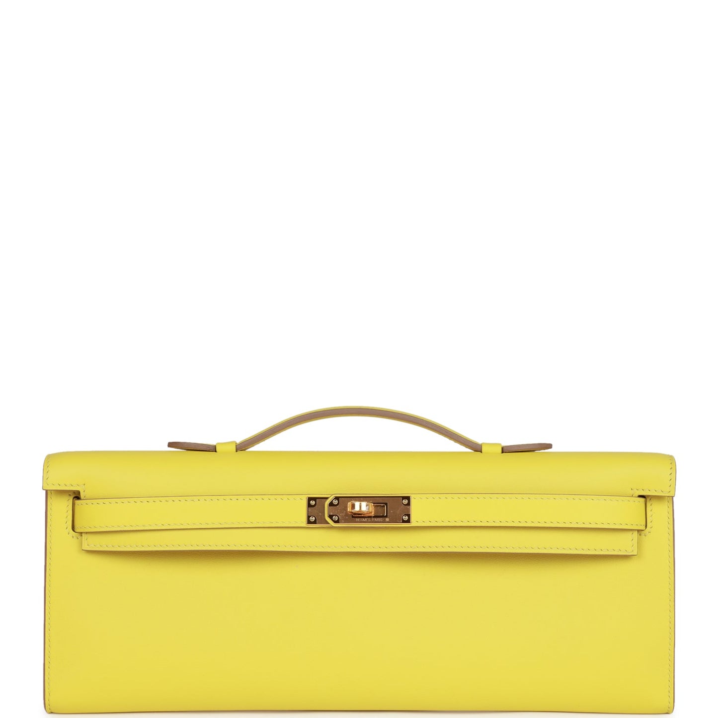H Kelly Cut Lime Swift Gold Hardware