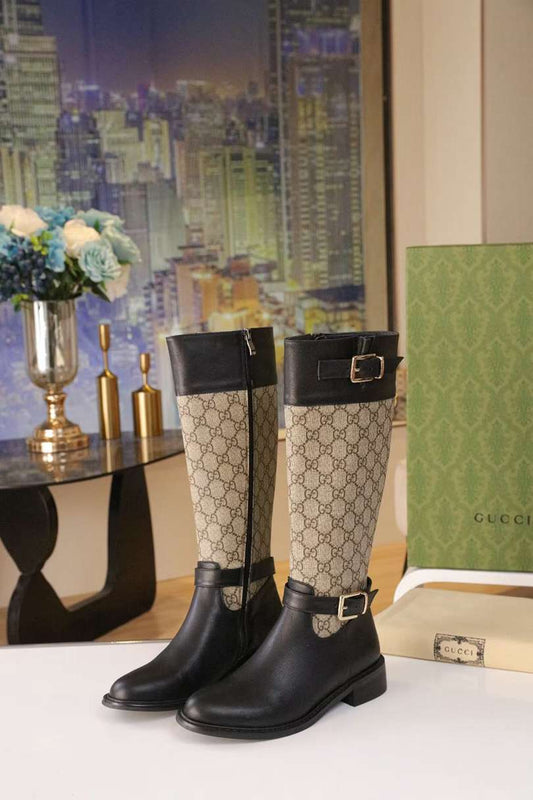 GG new arrival women boots 002 heels 2.5 cm