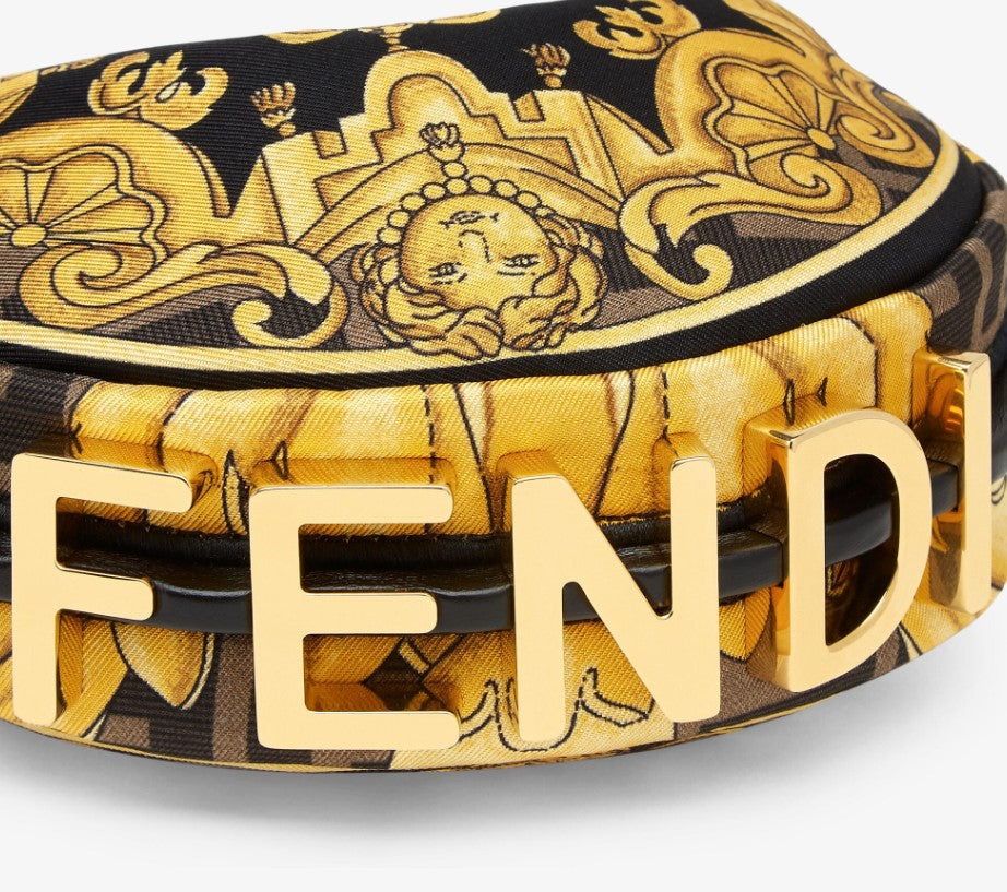 Nano Fdgraphy Fendace Black silk charm