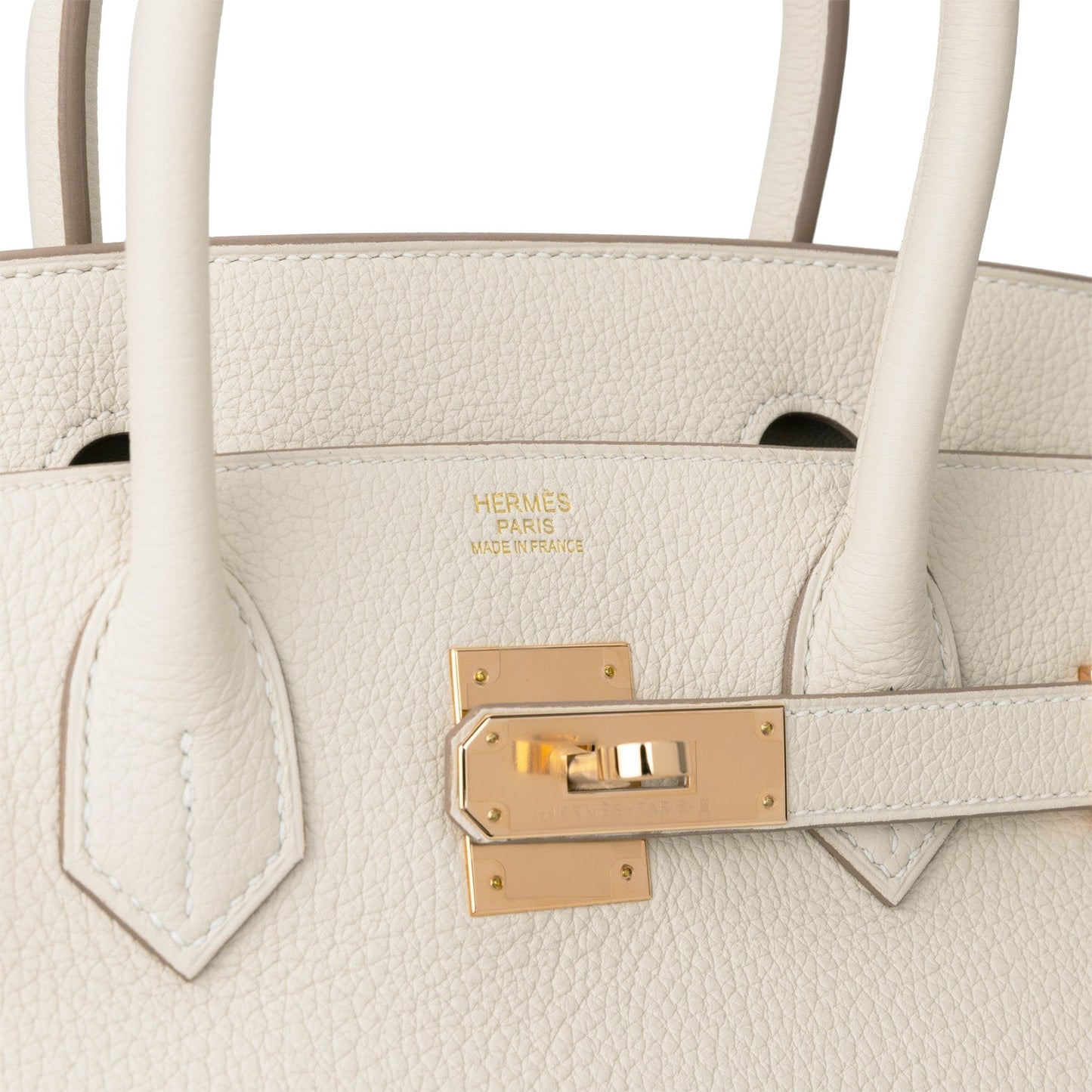 H Birkin 30 Craie Togo Rose Gold Hardware