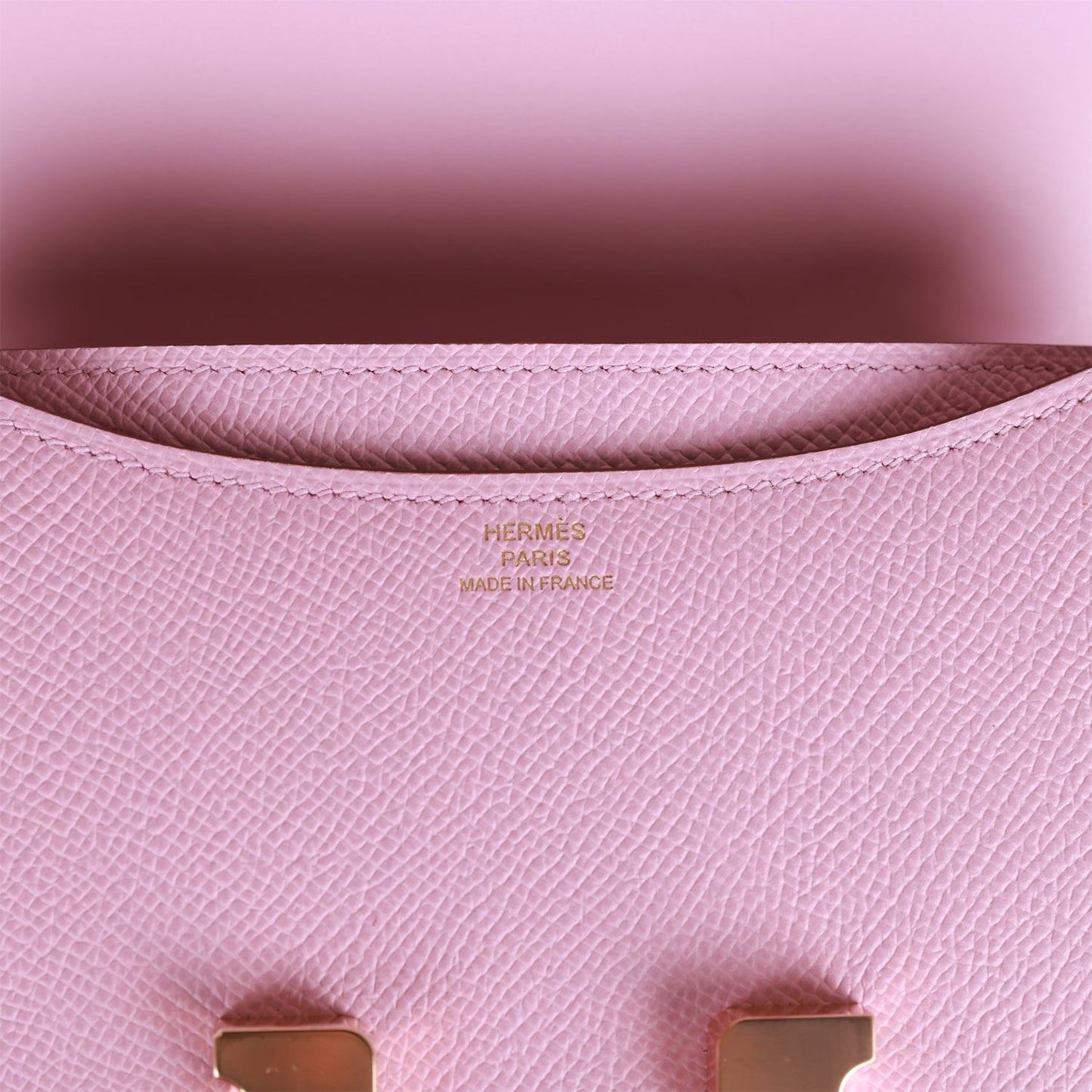 H Constance 18 Mauve Syestre Epsom Rose Gold Hardware