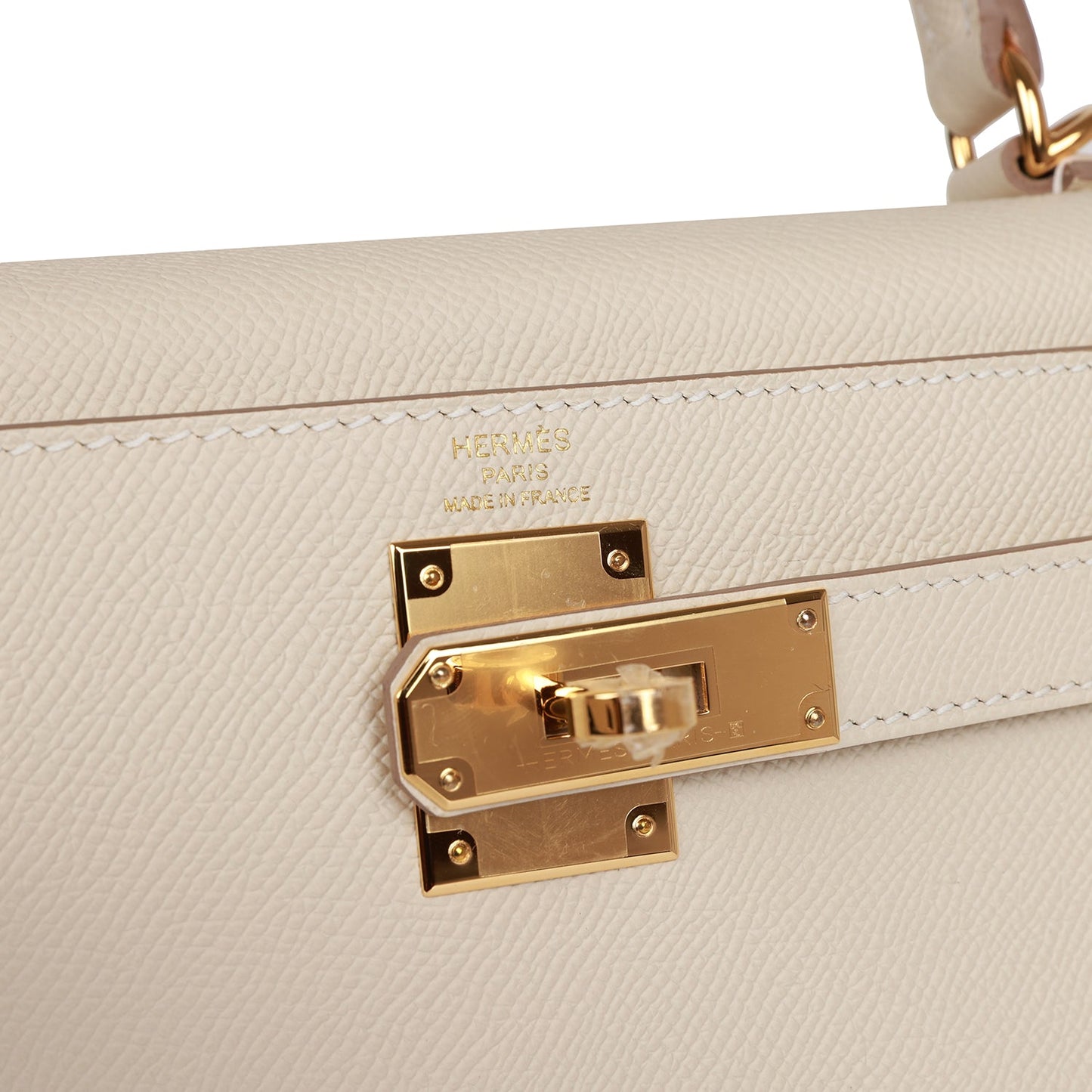 H Craie Epsom Sellier Kelly 28cm Gold Hardware