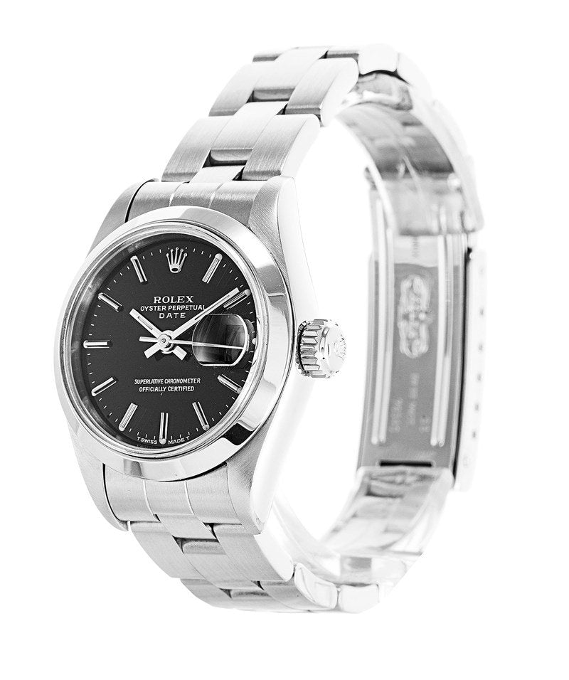 Rw Datejust Black Dial Ladies 69160