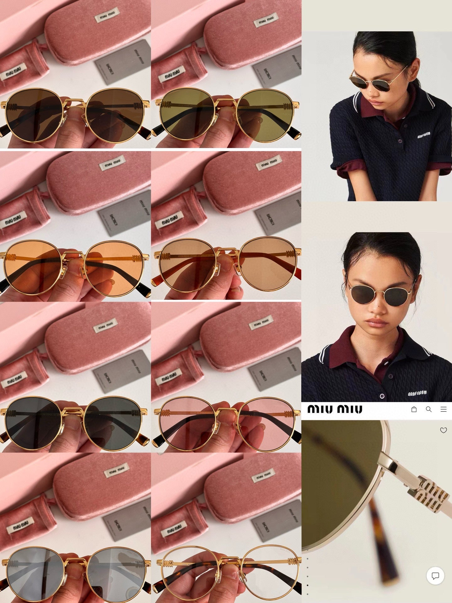 MIU MI* Eyewear SIZE: 50-20-140