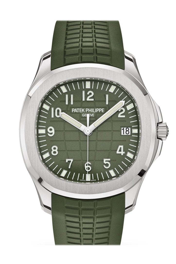 PP Aquanaut Khaki Green Dial Watch 5168G-010