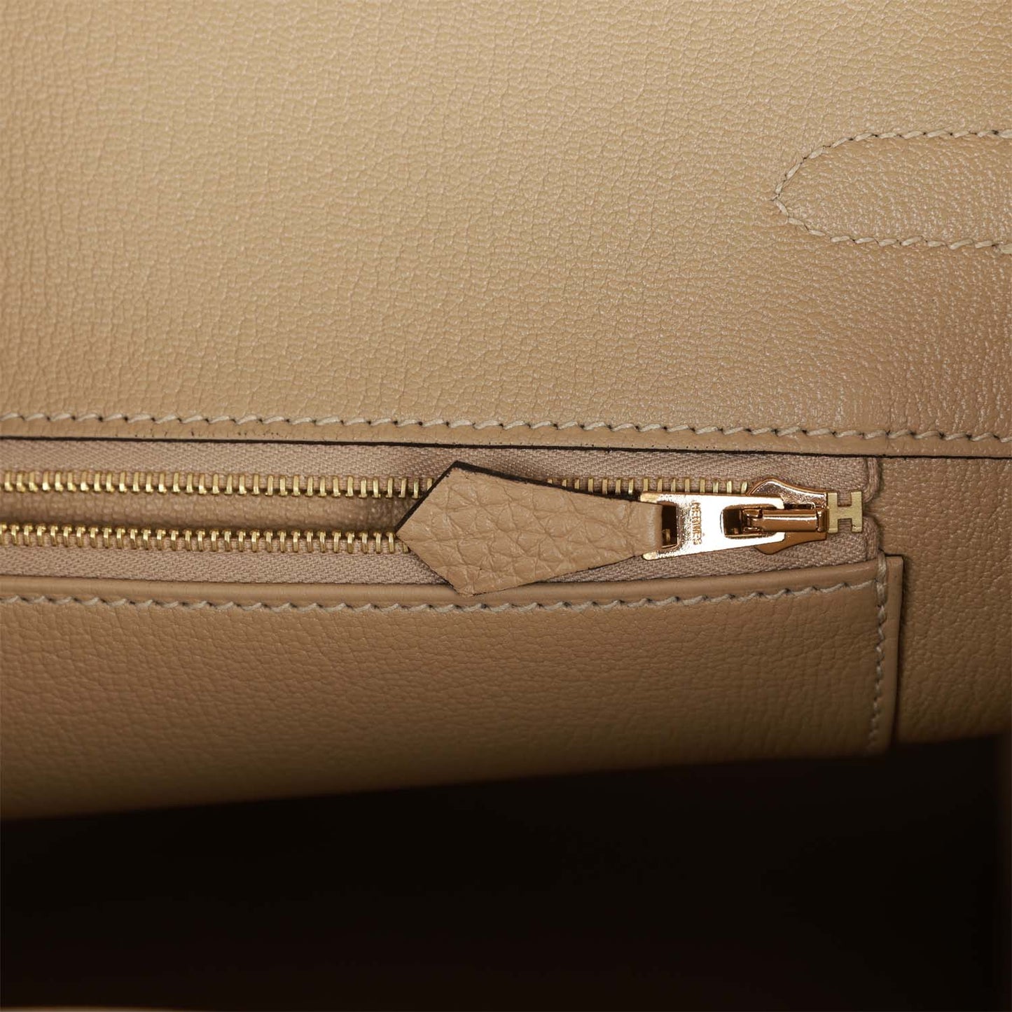 H Birkin 35 Trench Clemence Gold Hardware
