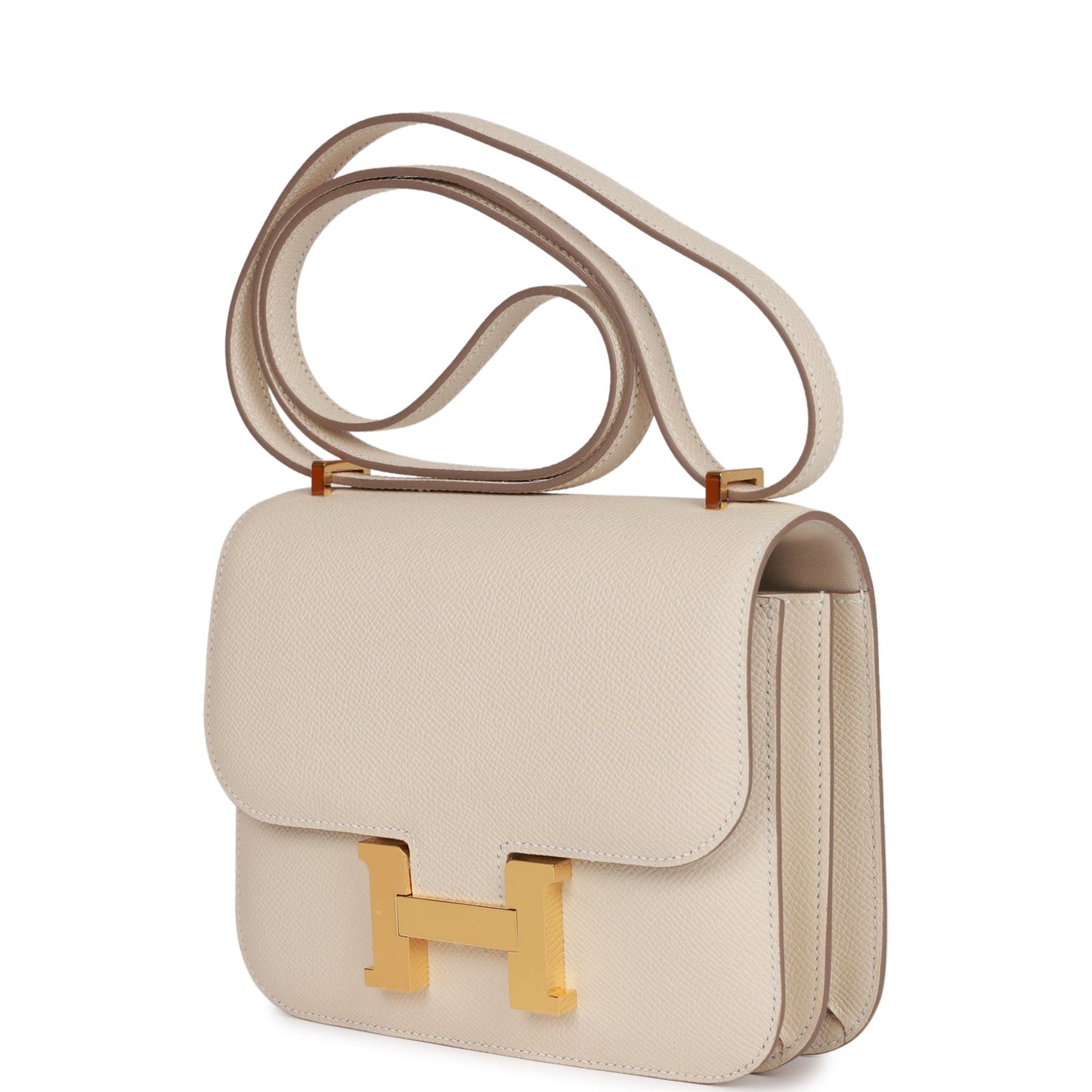 H Constance 1-18 Craie Epsom Gold Hardware