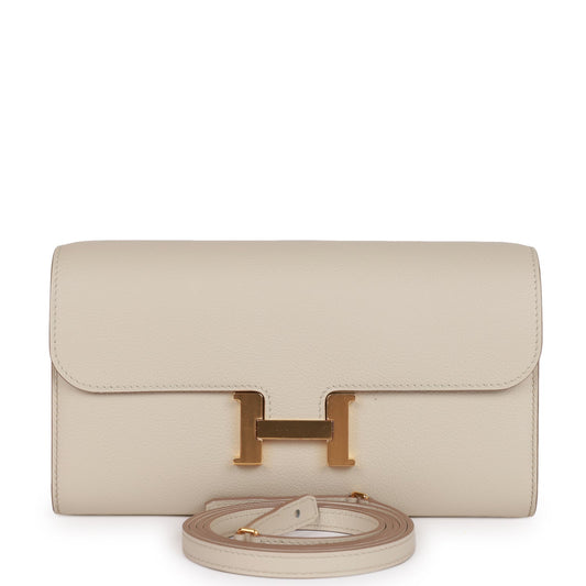 H Constance Wallet To Go Beton Evercolor Gold Hardware