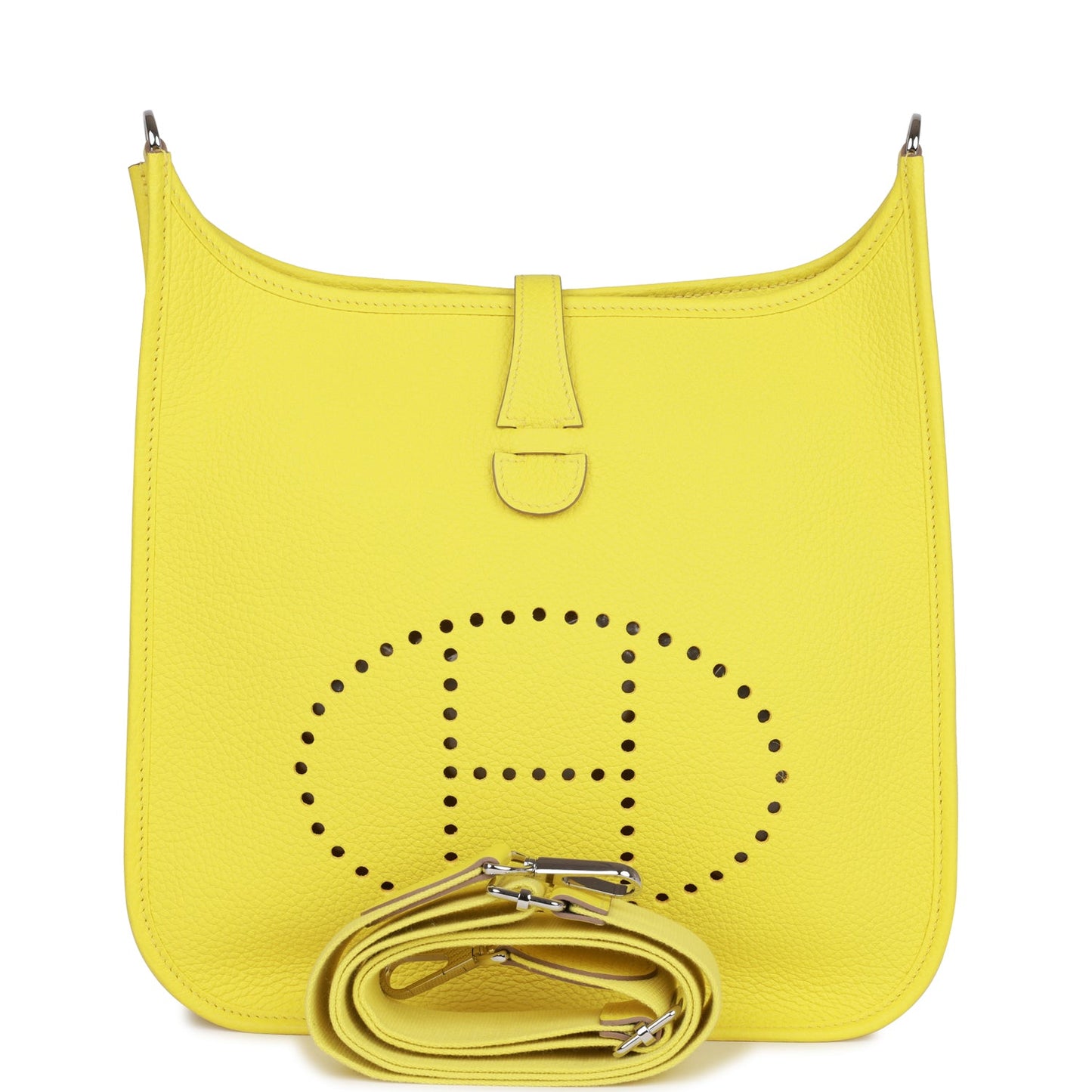 H Evelyne III PM Lime Clemence Palladium Hardware