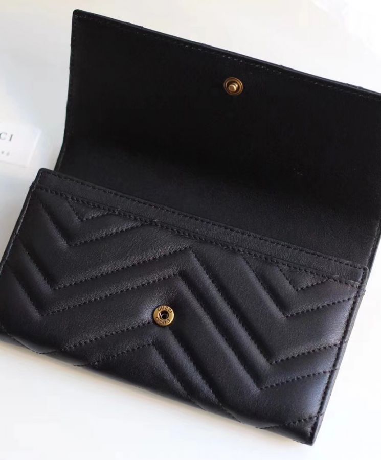 GG GG Marmont continental wallet 443436