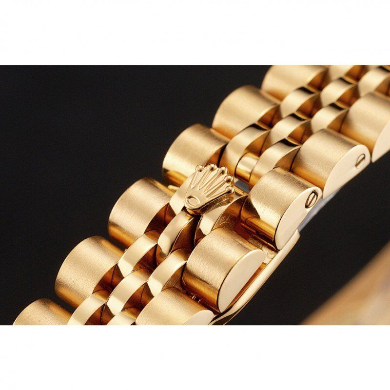 Swiss Rw Lady-Datejust Champagne Dial Diamond Bezel Gold Jubilee Bracelet 1454096