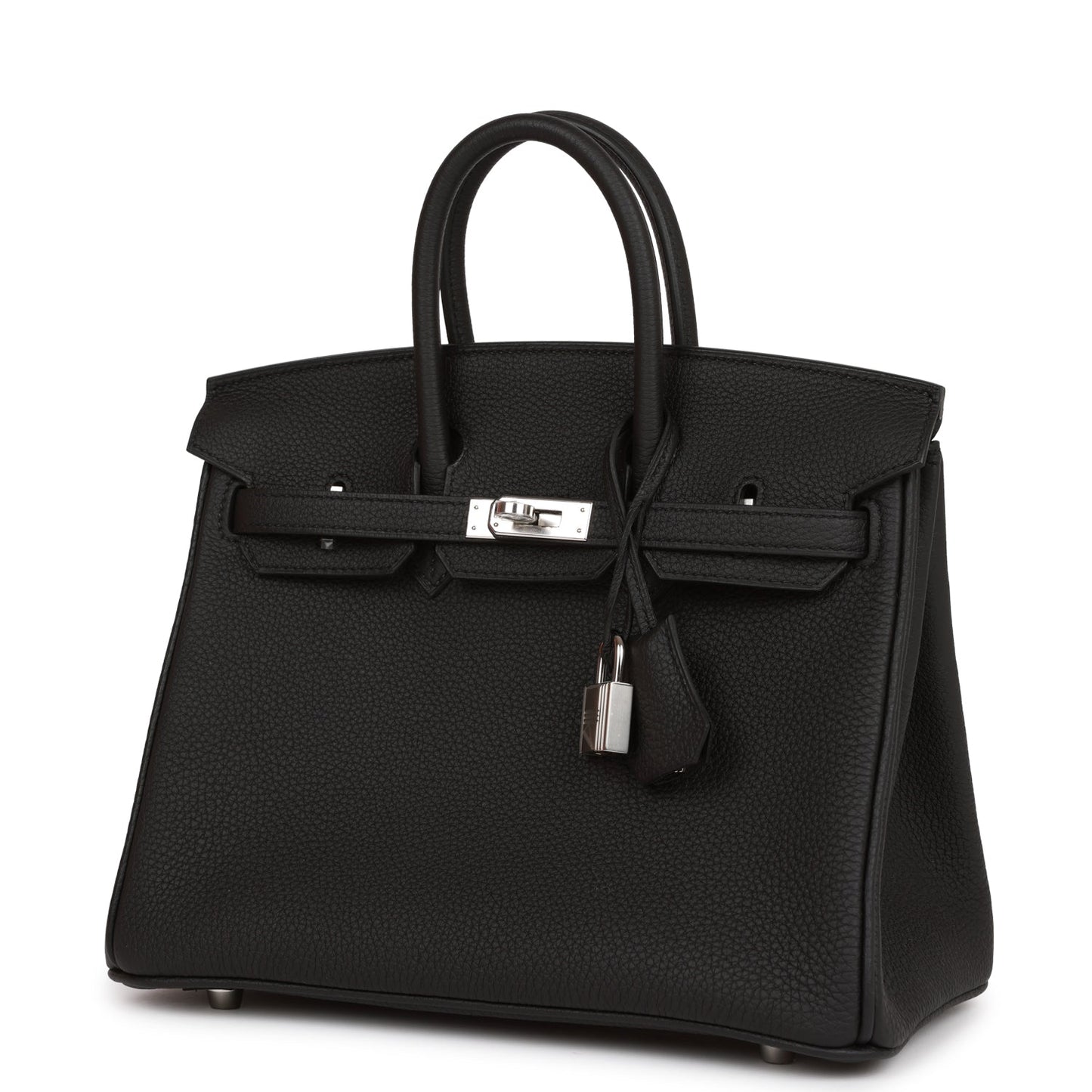 H Birkin 25 Black Togo Palladium Hardware