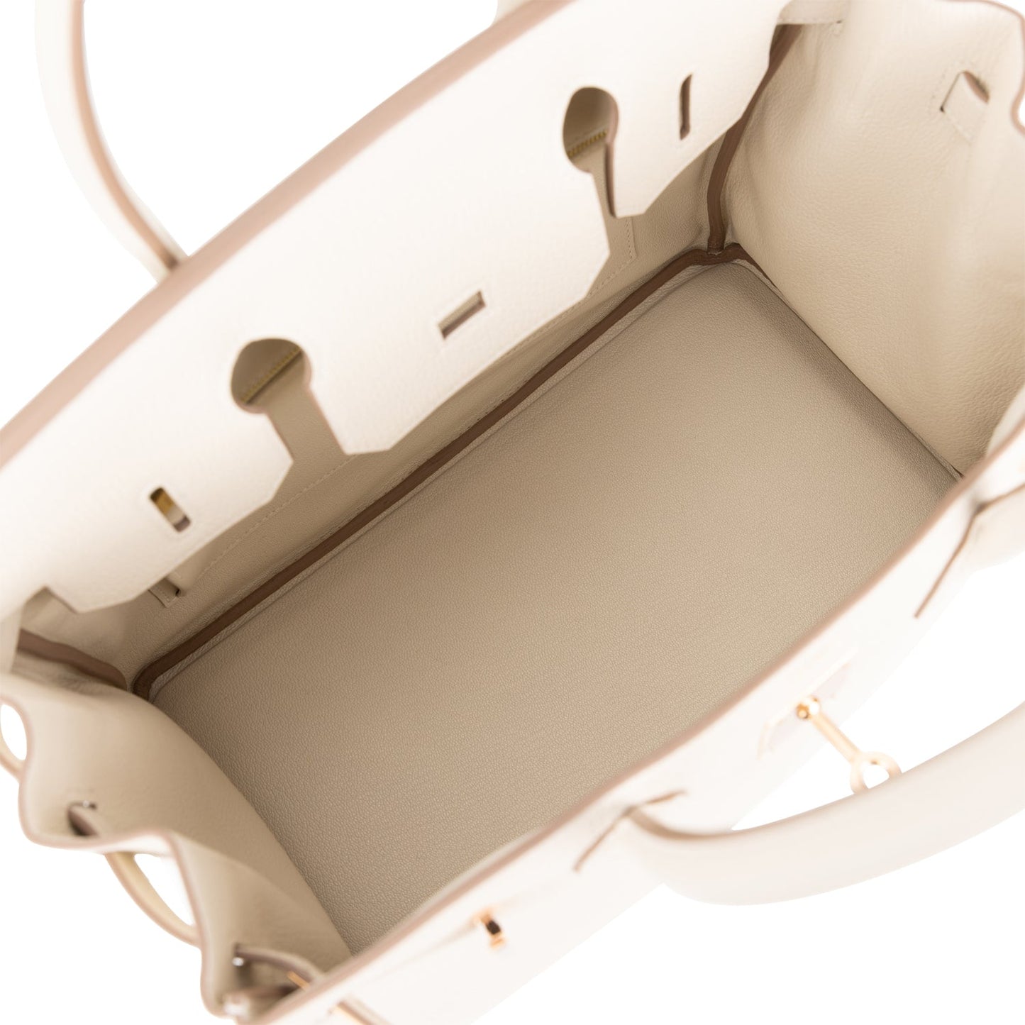 H Birkin 30 Craie Togo Rose Gold Hardware