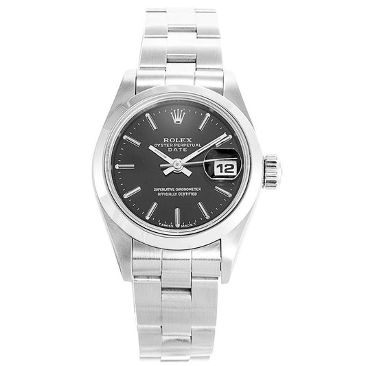 Rw Datejust Black Dial Ladies 69160