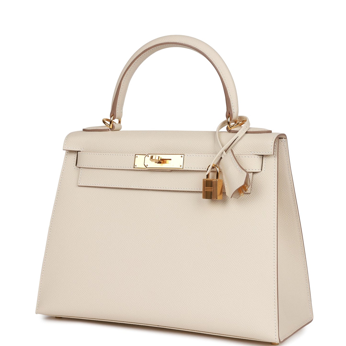 H Craie Epsom Sellier Kelly 28cm Gold Hardware
