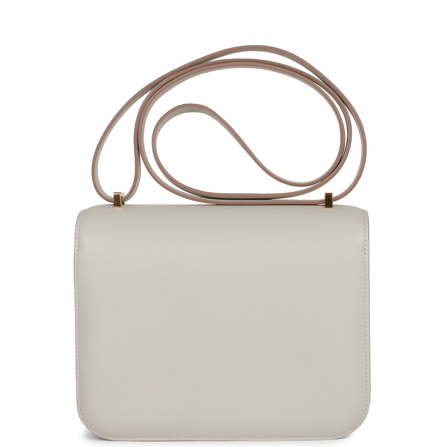 H Constance 18 Gris Perle Swift Gold Hardware
