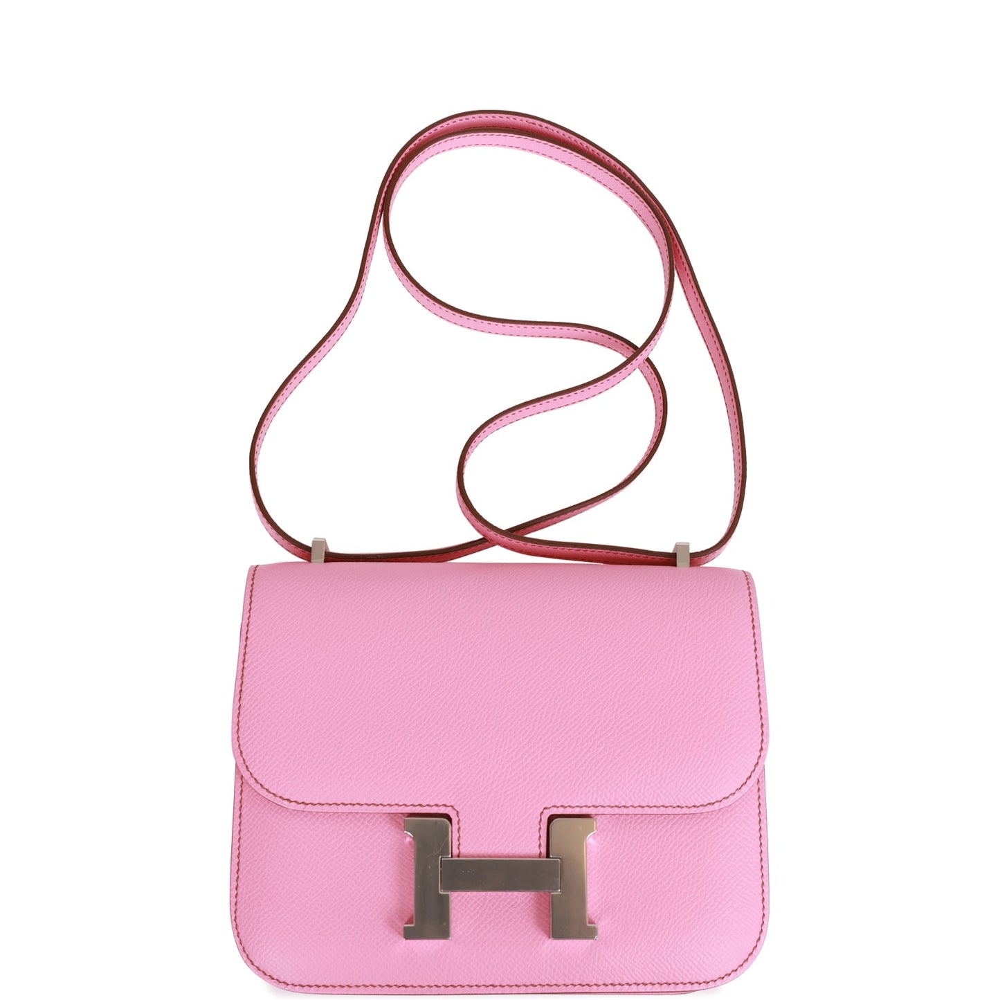 H Constance 18 Bubblegum Epsom Palladium Hardware
