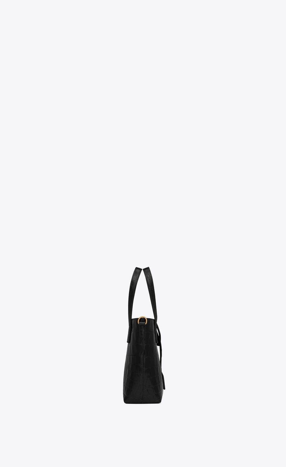 Y Paris Mini Toy Shopping In Crocodile-Embossed Leather