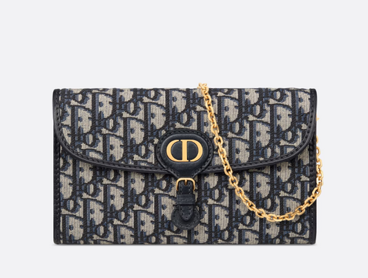 D BOBBY EAST-WEST POUCH WITH CHAIN