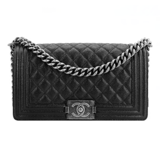 BOY CC HANDBAG CAVIAR LEATHER