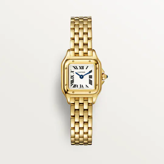 PANTH��RE DE CAR WATCH MINI 18K YELLOW GOLD QUARTZ