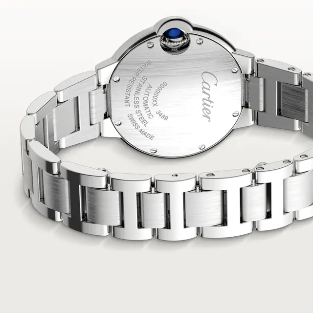 CAR BLUE BALLOON WATCH 33MM STAINLESS STEEL SELF-WINDING Women's watche