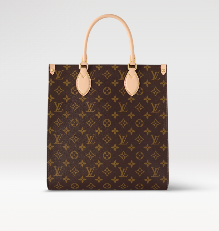 Louis Sac Plat Monogram Brown Mediums size : 30*32 cm