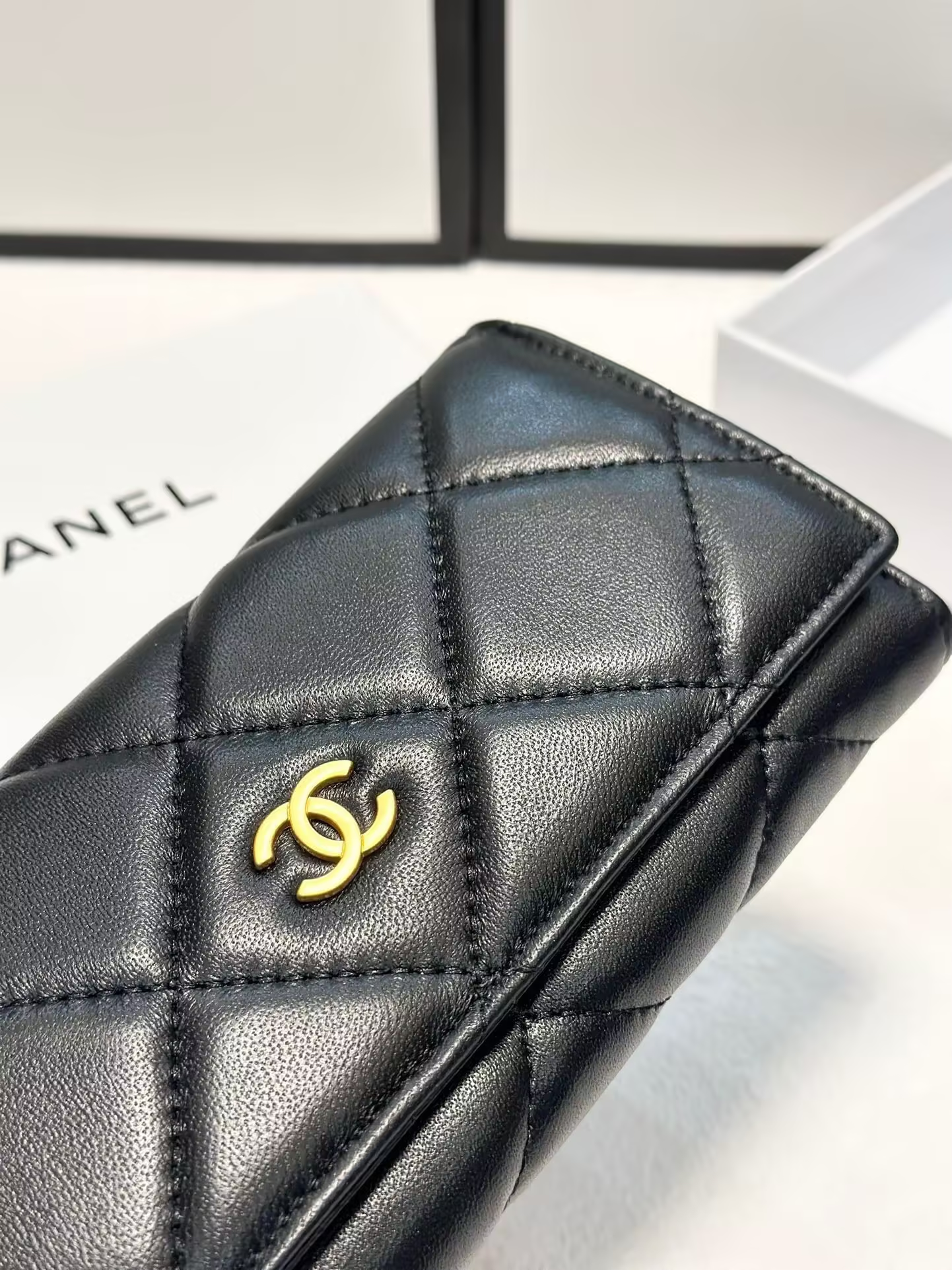 Cc new arrival leather wallet size: 19*10 cm