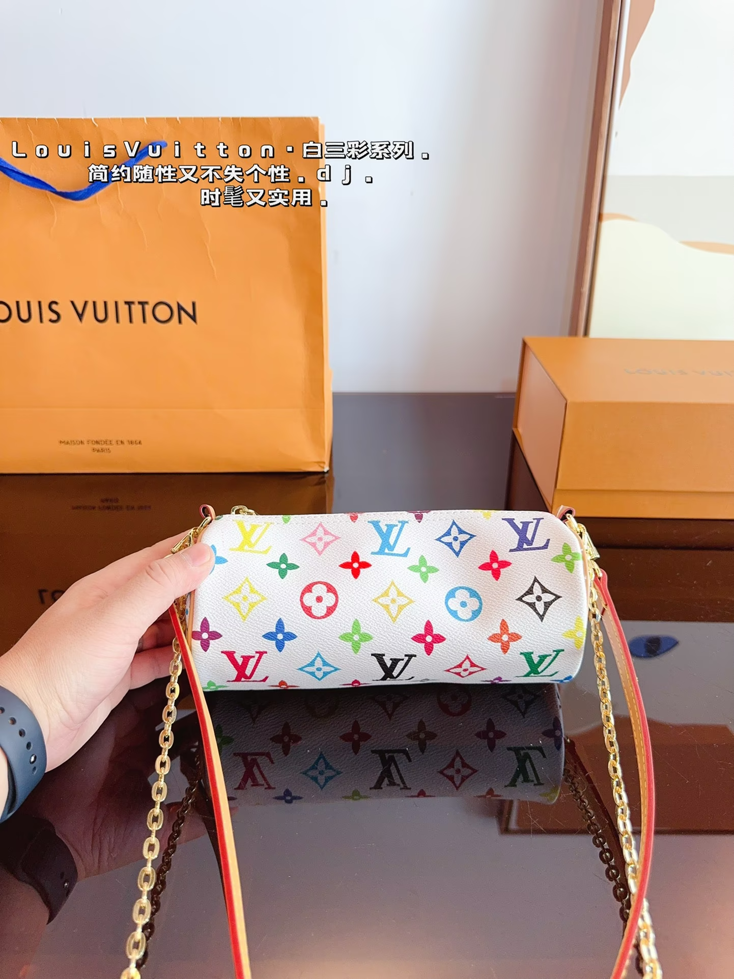 Louis new arrival Vitage bag size: 21*9*9 cm