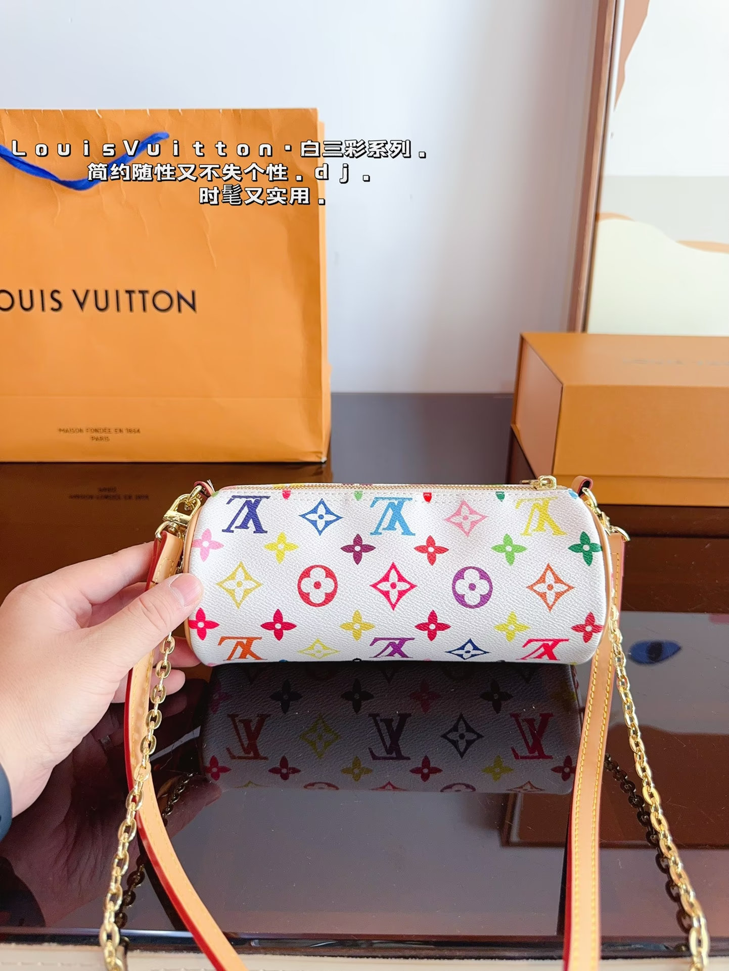 Louis new arrival Vitage bag size: 21*9*9 cm