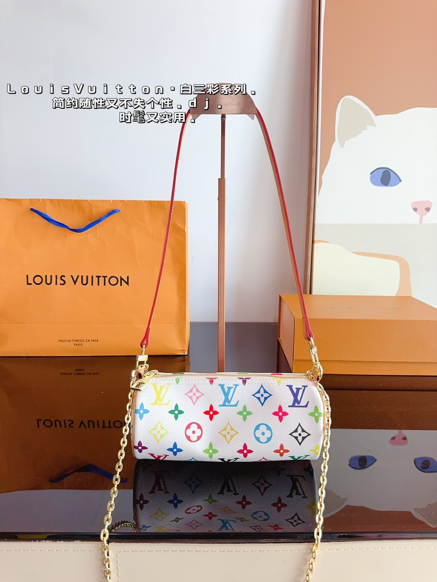 Louis new arrival Vitage bag size: 21*9*9 cm