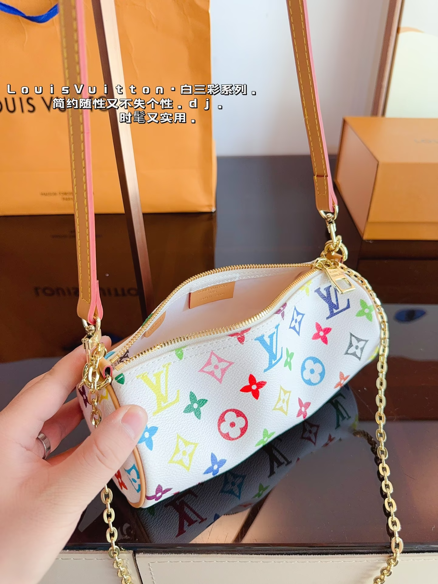 Louis new arrival Vitage bag size: 21*9*9 cm