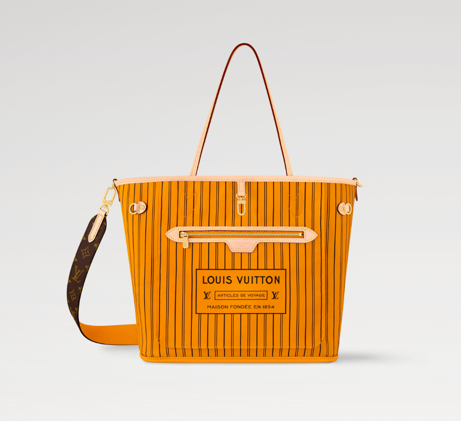 Louis Neverfull Bandouli��re Inside Out MM bag size: 31*28 * 14 cm