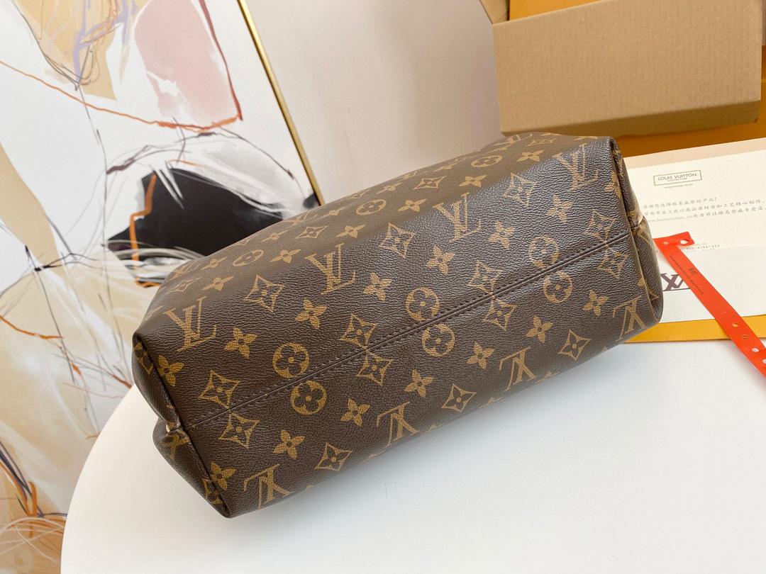 Louis Turenne MM Monogram Canvas For Women, Women’s Handbags, Shoulder Bags 15in/38cm LV M48814