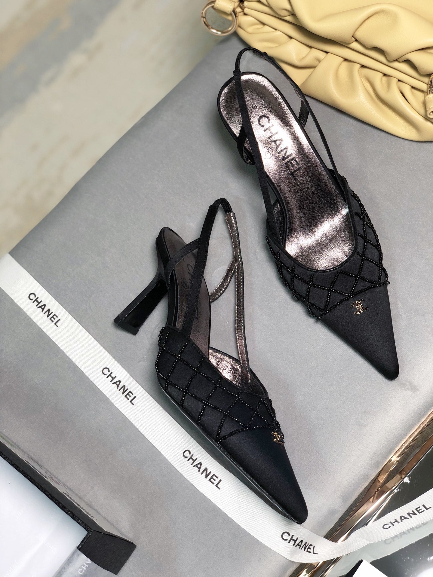 Cc new arrival Vintave women heels 6.5 cm