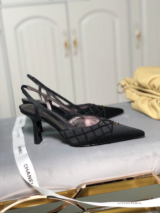 Cc new arrival Vintave women heels 6.5 cm