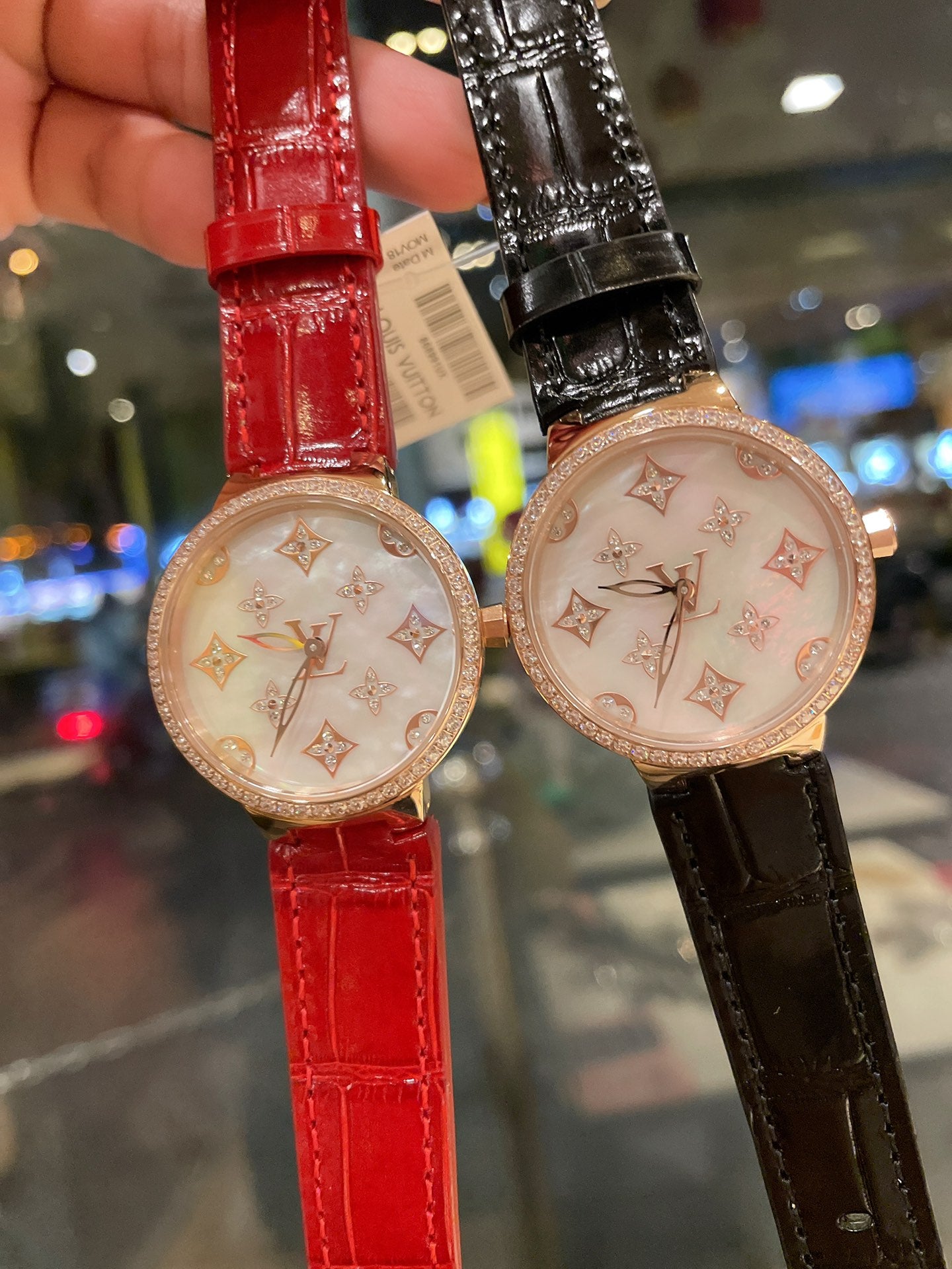 Louis Tambour slim monogran women watch 39mm