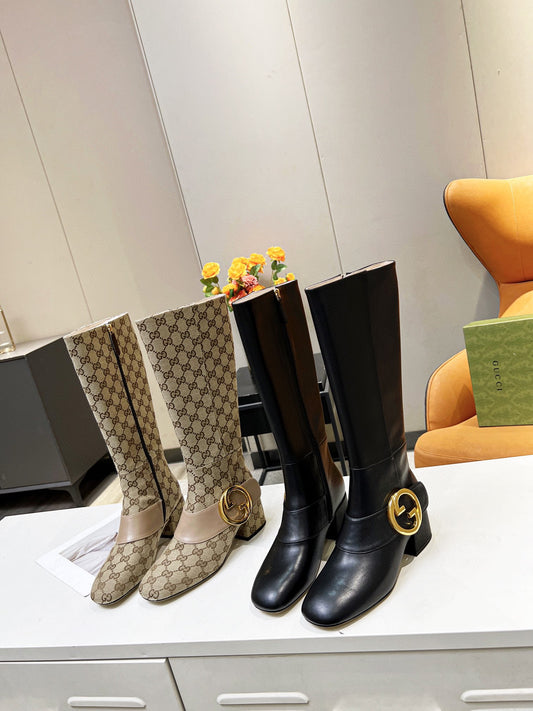 GG women boots heels 5.5 cm