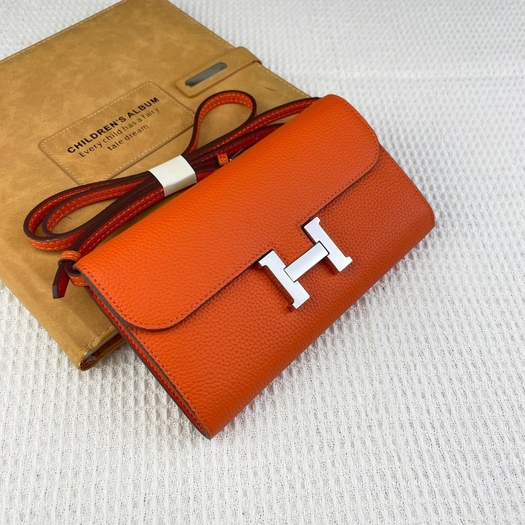 H Constance togo leather bag size:22*11cm