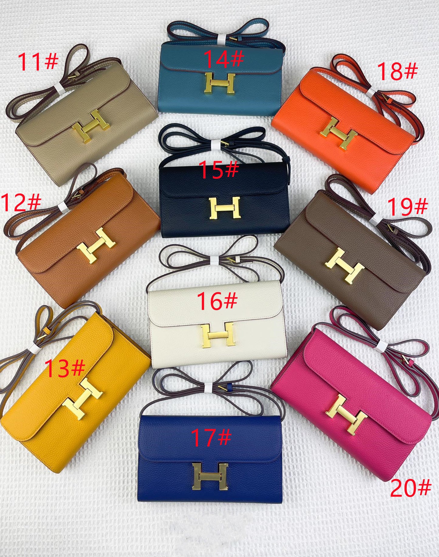 H Constance togo leather bag size:22*11cm