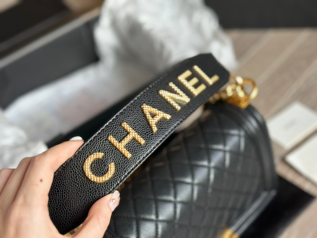 CC leboy20ss 25*15cm Caviar leather