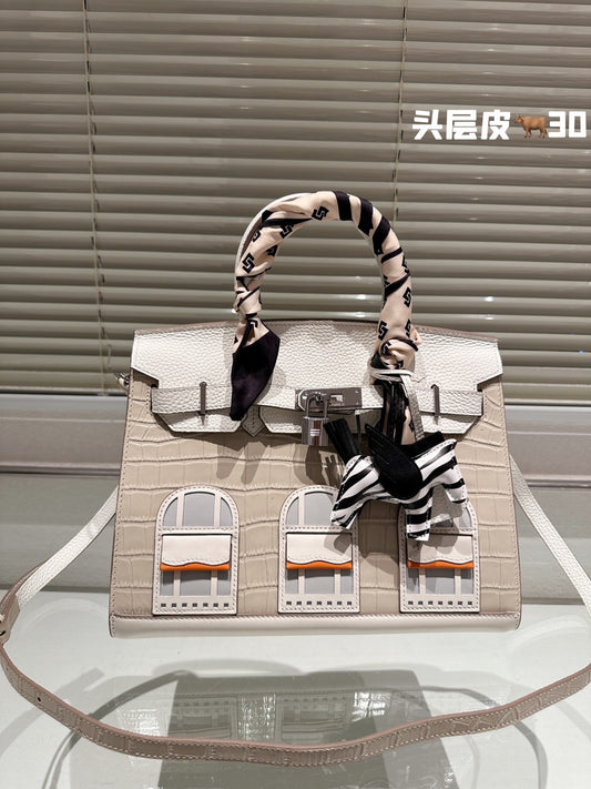 H Birkin30cm SellierFaubourg size: 30 cm