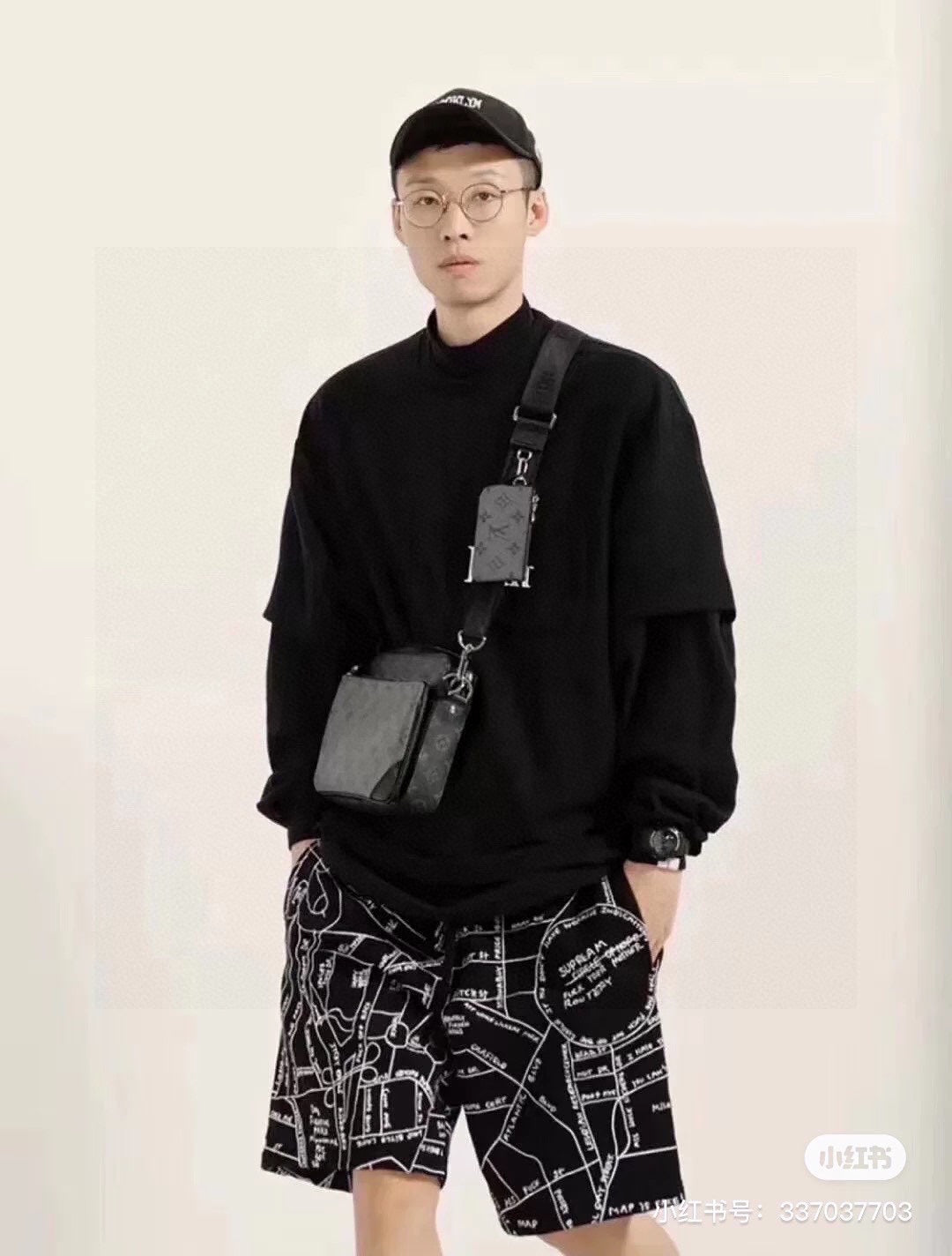 L JYC men bag 25*18cm